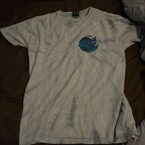 Santa Cruz tee, light tie dye